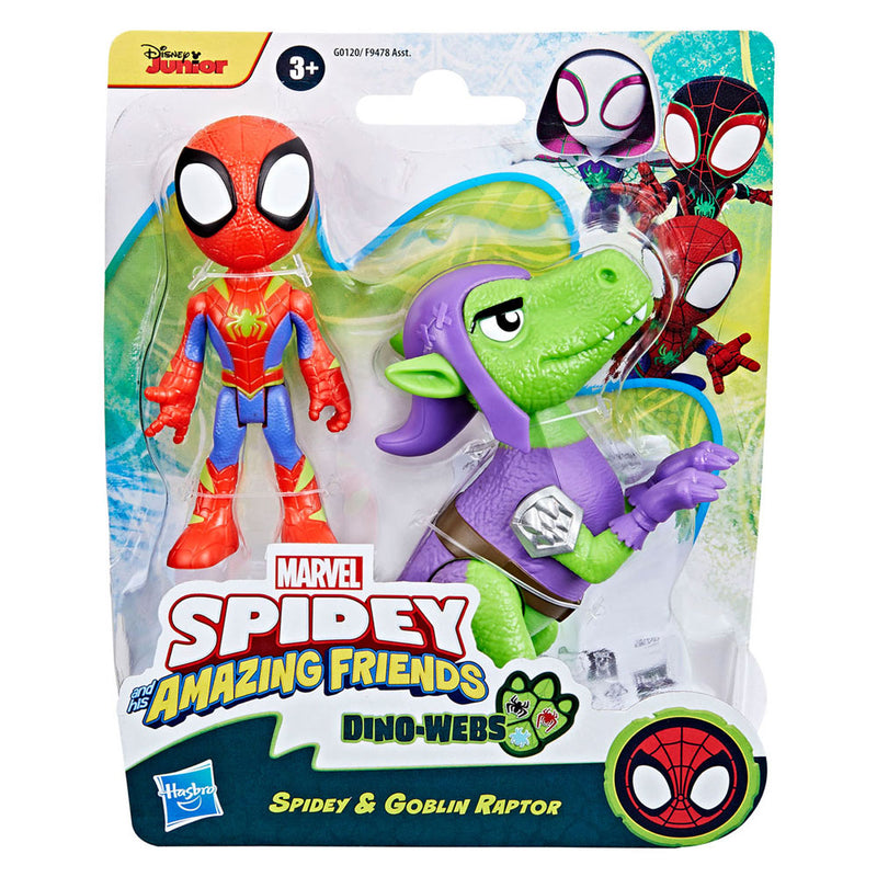 Load image into Gallery viewer, Hasbro spidey and his amazing friends hero dino webs speelfiguren