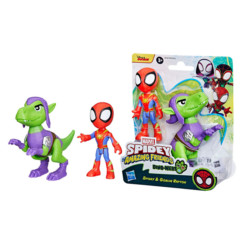 Load image into Gallery viewer, Hasbro spidey and his amazing friends hero dino webs speelfiguren