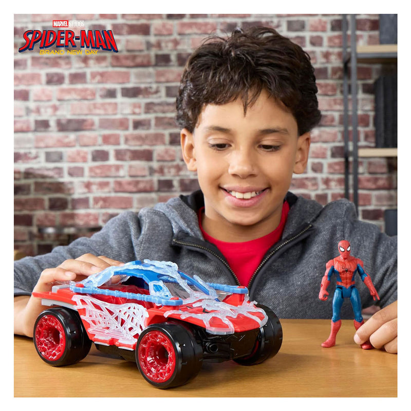 Load image into Gallery viewer, Hasbro spider-man brand new day web blast voertuig