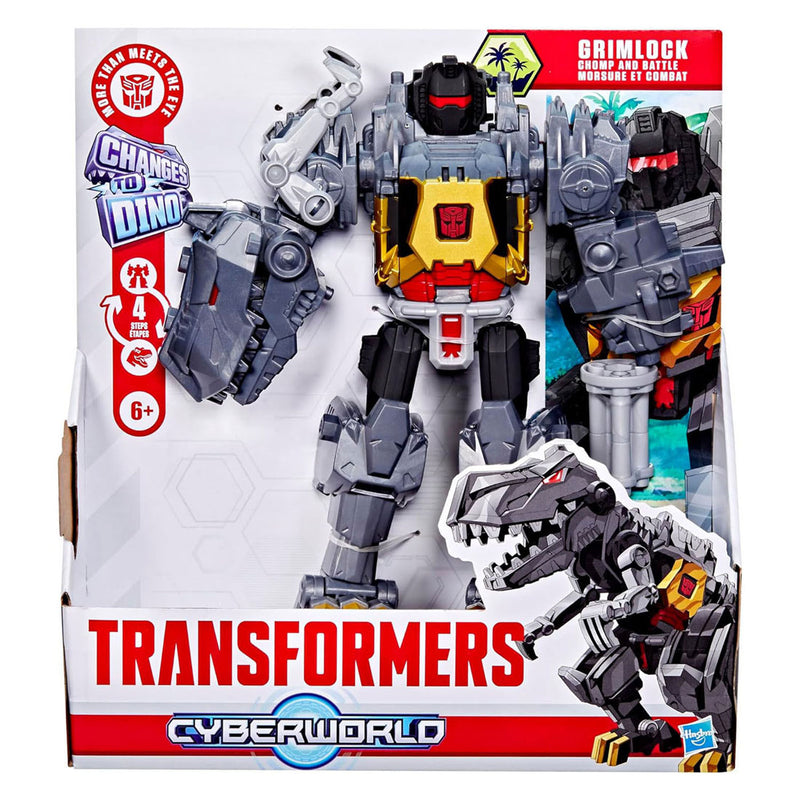 Load image into Gallery viewer, Hasbro transfomers cyberworld chomp battle grimlock speelfiguur