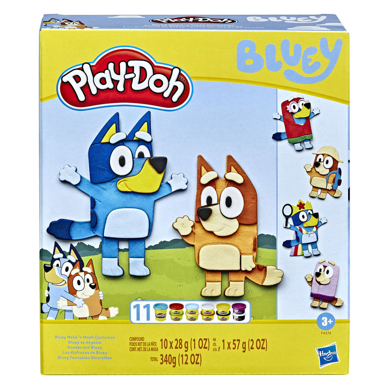 Load image into Gallery viewer, Play-doh bluey aankleed set - 11 kleipotjes