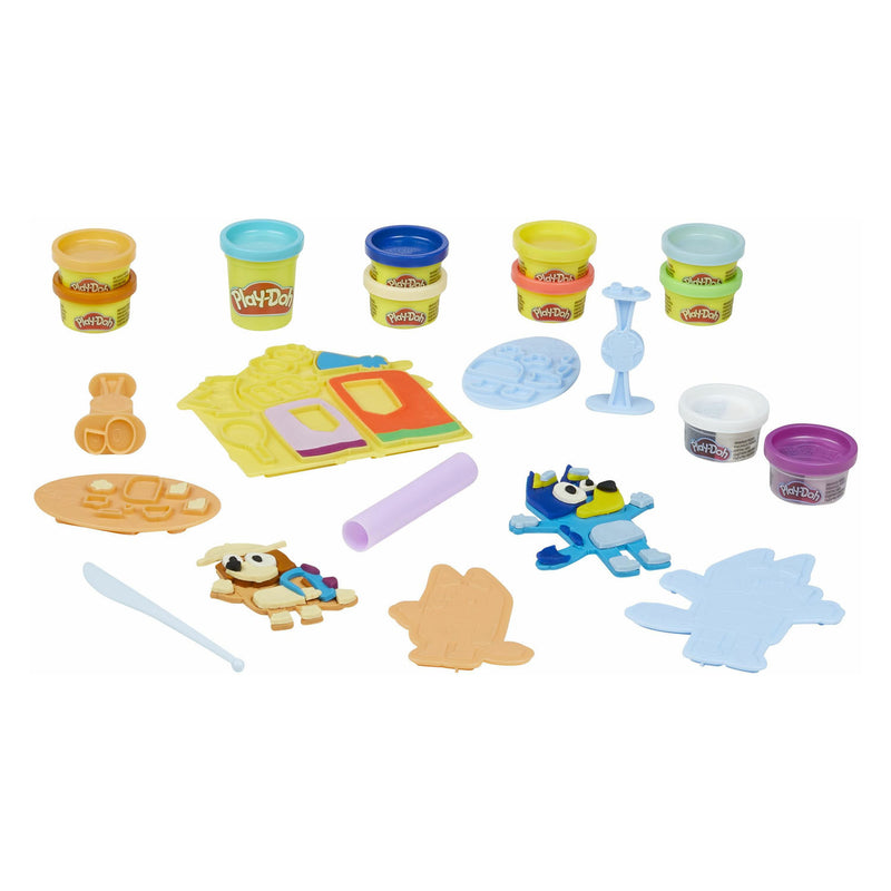 Load image into Gallery viewer, Play-doh bluey aankleed set - 11 kleipotjes