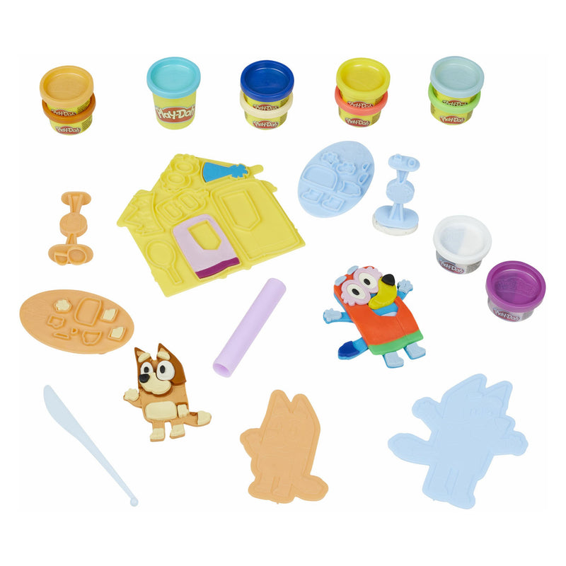 Load image into Gallery viewer, Play-doh bluey aankleed set - 11 kleipotjes