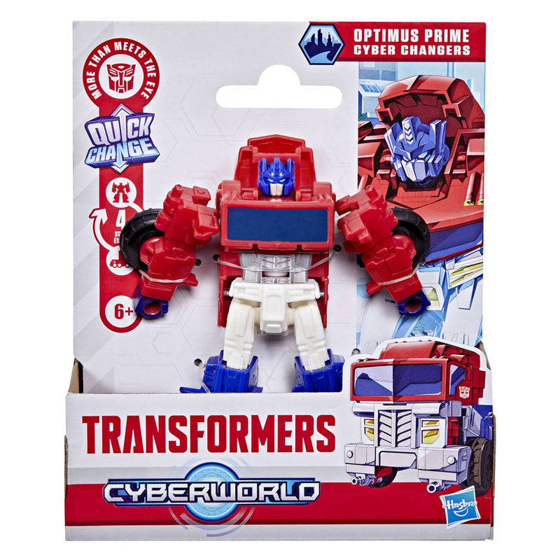 Load image into Gallery viewer, Hasbro transformers cyberworld optimus prime cyber changers robot
