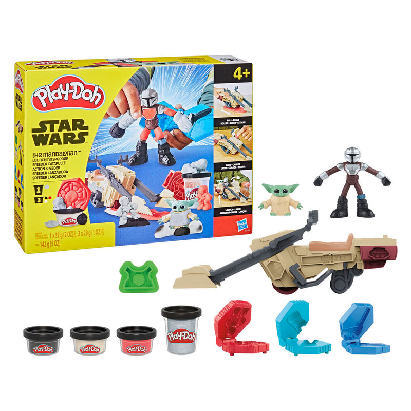 Load image into Gallery viewer, Play-doh star wars the mandelorian speeder - 3 kleipotjes