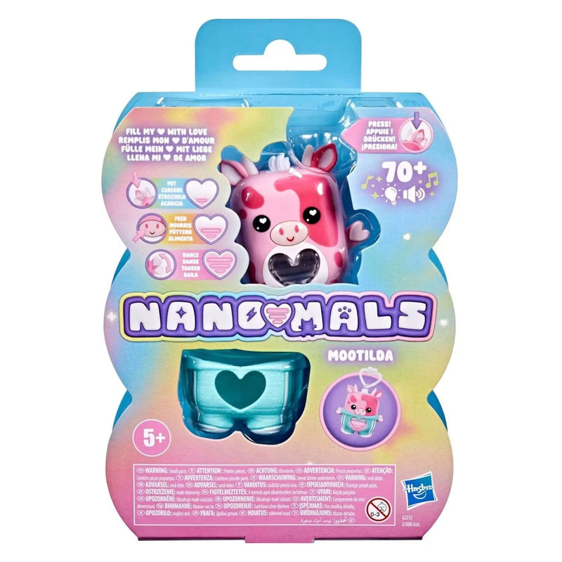 Load image into Gallery viewer, Hasbro nanomals mootilda de roze koe