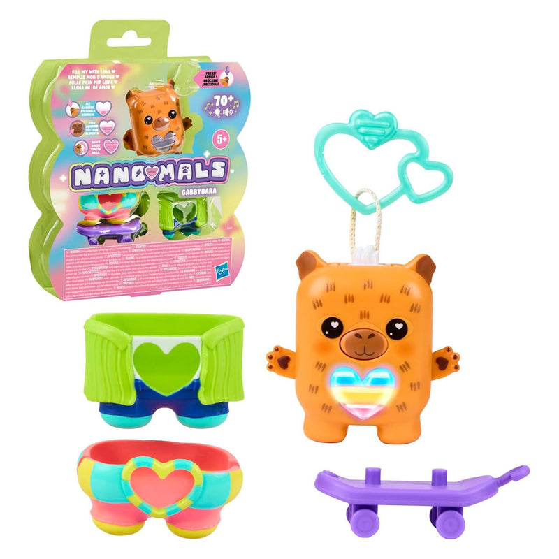 Load image into Gallery viewer, Hasbro nanomals gabbybara de capybara