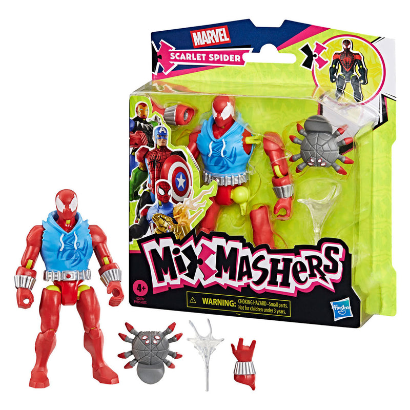 Load image into Gallery viewer, Hasbro mixmashers marvel scarlet spider speelfiguur