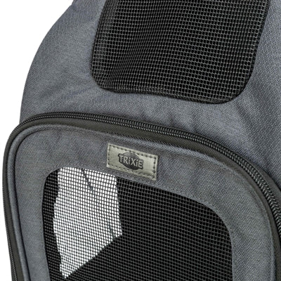 Load image into Gallery viewer, Trixie hondentas rugtas dan grijs