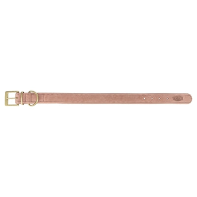 Afbeelding laden in galerijviewer, Trixie halsband hond pure leer roze