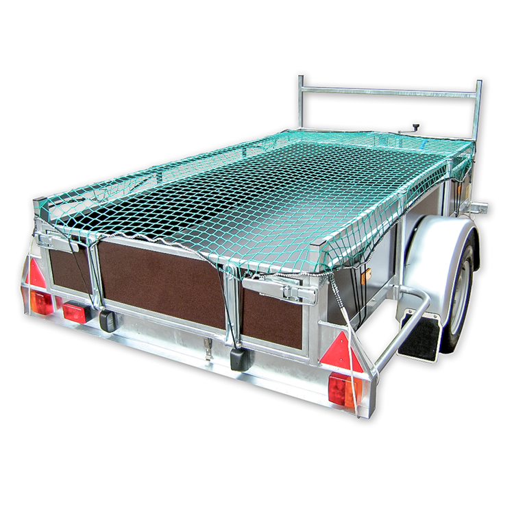 Load image into Gallery viewer, Konvox 1059956 - aanhangwagen net 140x250 elasthoeklussen elastiek grofmazig | 1 stuks