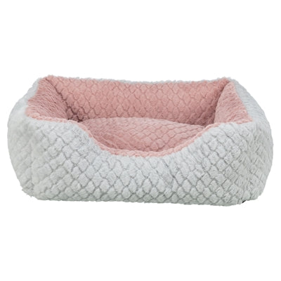 Load image into Gallery viewer, Trixie hondenmand kaline mio hoekig grijs oudroze