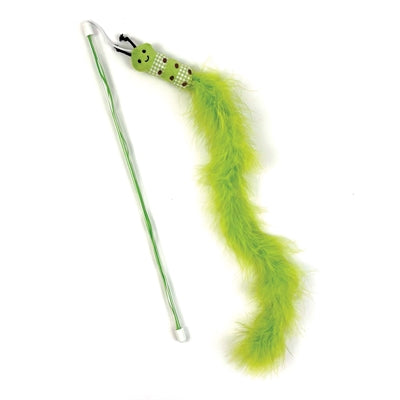 Load image into Gallery viewer, Happy pet tabby patch kattenhengel rups groen