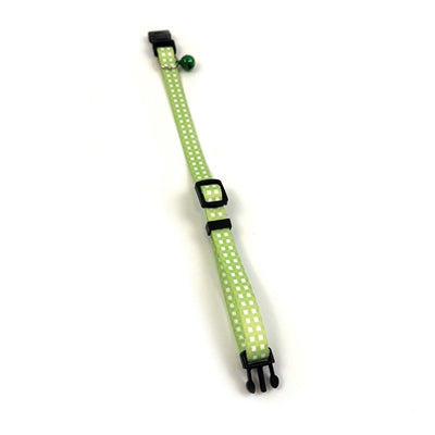 Load image into Gallery viewer, Happy pet tabby patch halsband kat ruit groen