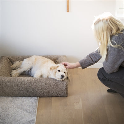 Afbeelding laden in galerijviewer, Bia bed premium hoes teddy beige