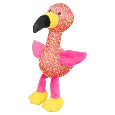 Load image into Gallery viewer, Trixie flamingo stof roze geel