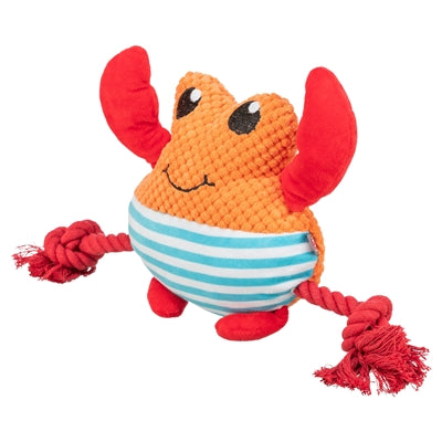 Load image into Gallery viewer, Trixie krab met flostouw oranje
