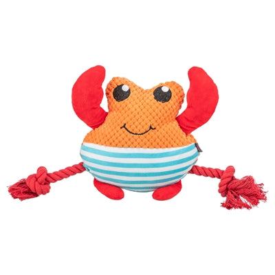 Load image into Gallery viewer, Trixie krab met flostouw oranje