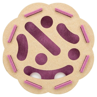 Load image into Gallery viewer, Trixie hole'n'roll bloem vilt roze beige