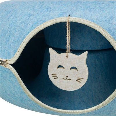 Load image into Gallery viewer, Trixie speeldonut vilt blauw