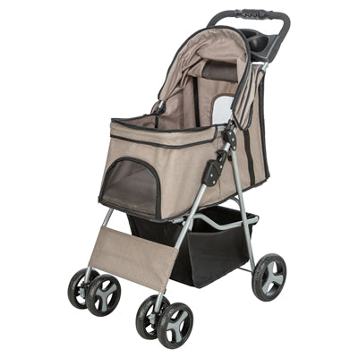 Load image into Gallery viewer, Trixie hondenbuggy maximaal 11 kg taupe