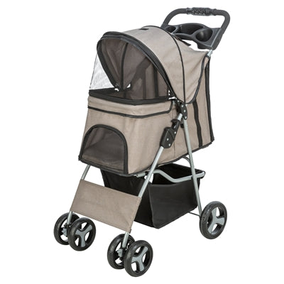 Load image into Gallery viewer, Trixie hondenbuggy maximaal 11 kg taupe
