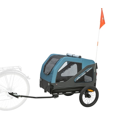 Load image into Gallery viewer, Trixie fietskar tot 45 kg blauw grijs