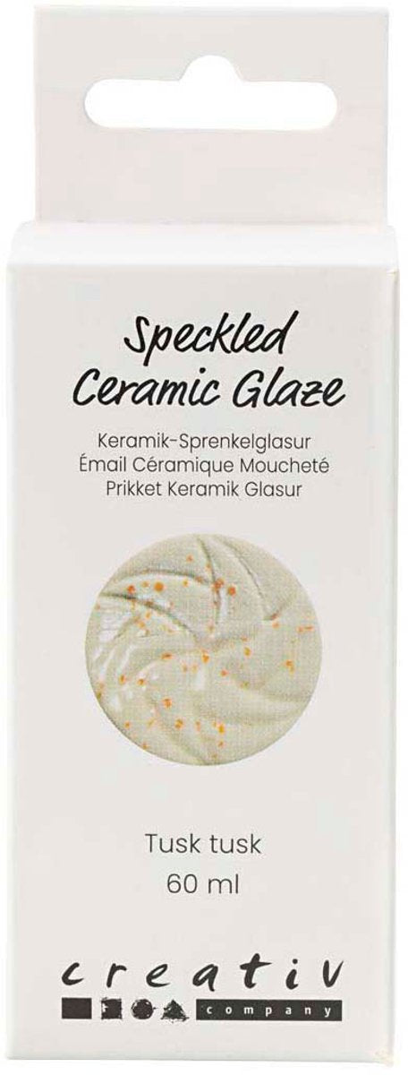 Afbeelding laden in galerijviewer, Creativ company gespikkeld keramiek glazuur 999-1060 c dekkend tusk tusk - 60ml