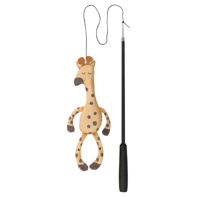 Load image into Gallery viewer, Trixie kattenhengel telescopisch grote katten met giraffe bruin