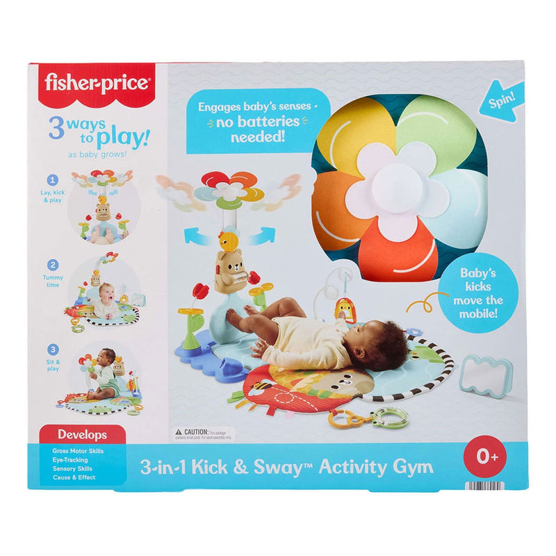 Load image into Gallery viewer, Fisher-price 3-in-1 trappel en schommel activiteitenmat