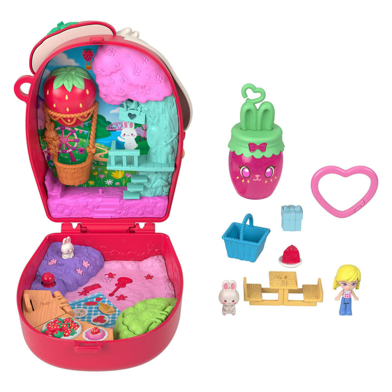 Afbeelding laden in galerijviewer, Pic polly pocket compact speelset knick van het konijn