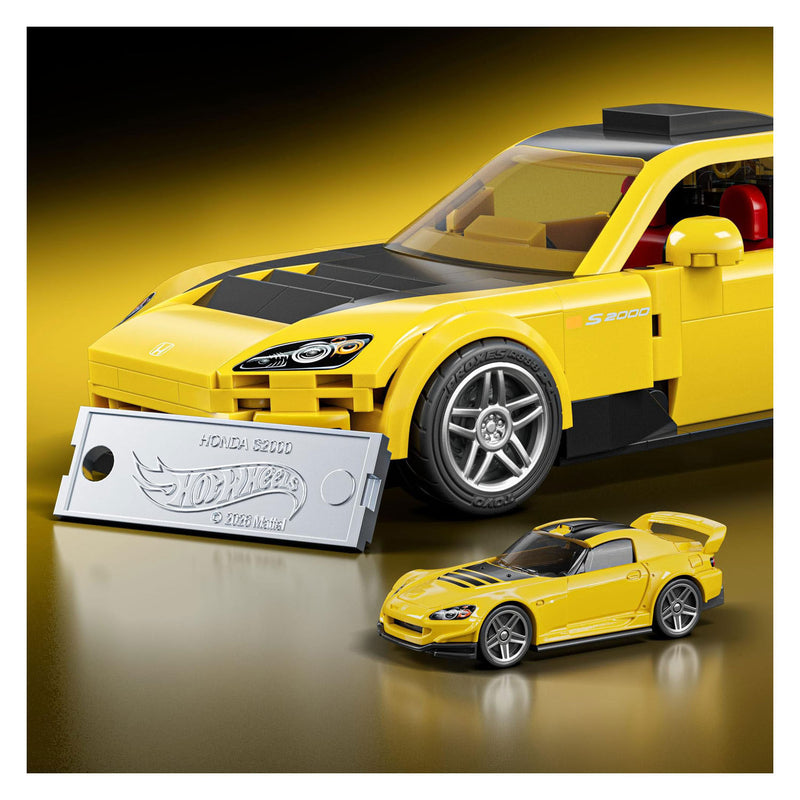 Afbeelding laden in galerijviewer, Hot wheels brick shop speed series 2007 honda s2000 1:32 bouwset - 257dlg.