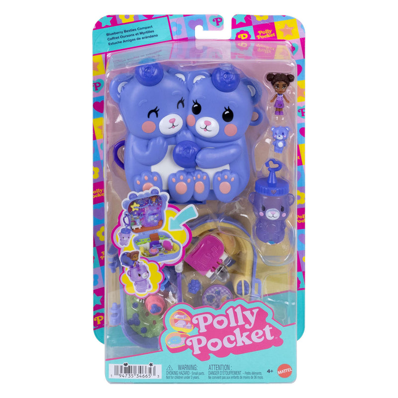 Load image into Gallery viewer, Polly pocket compactset beren en bosbessen