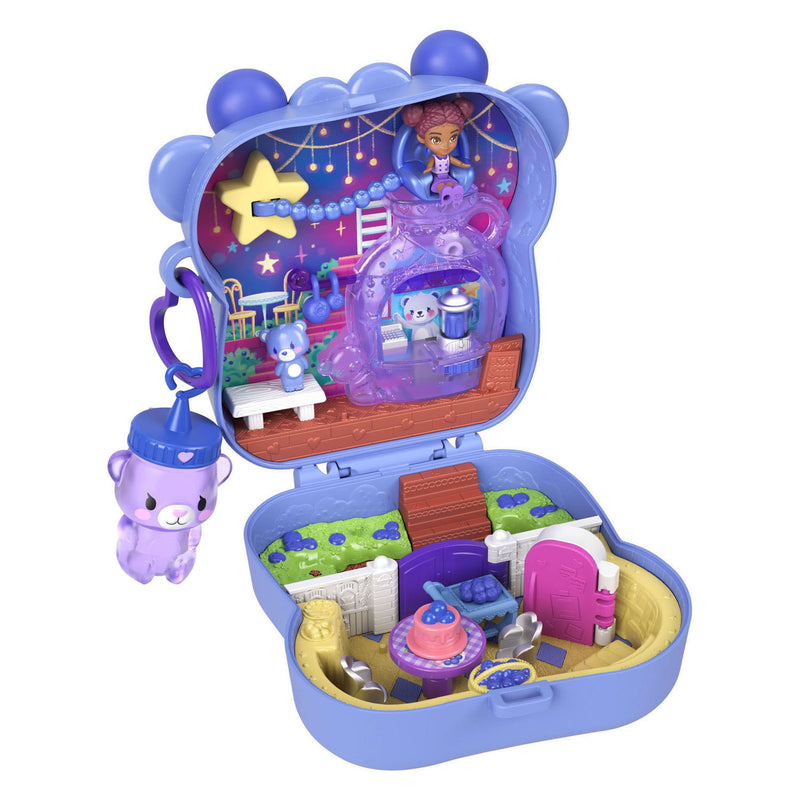 Load image into Gallery viewer, Polly pocket compactset beren en bosbessen