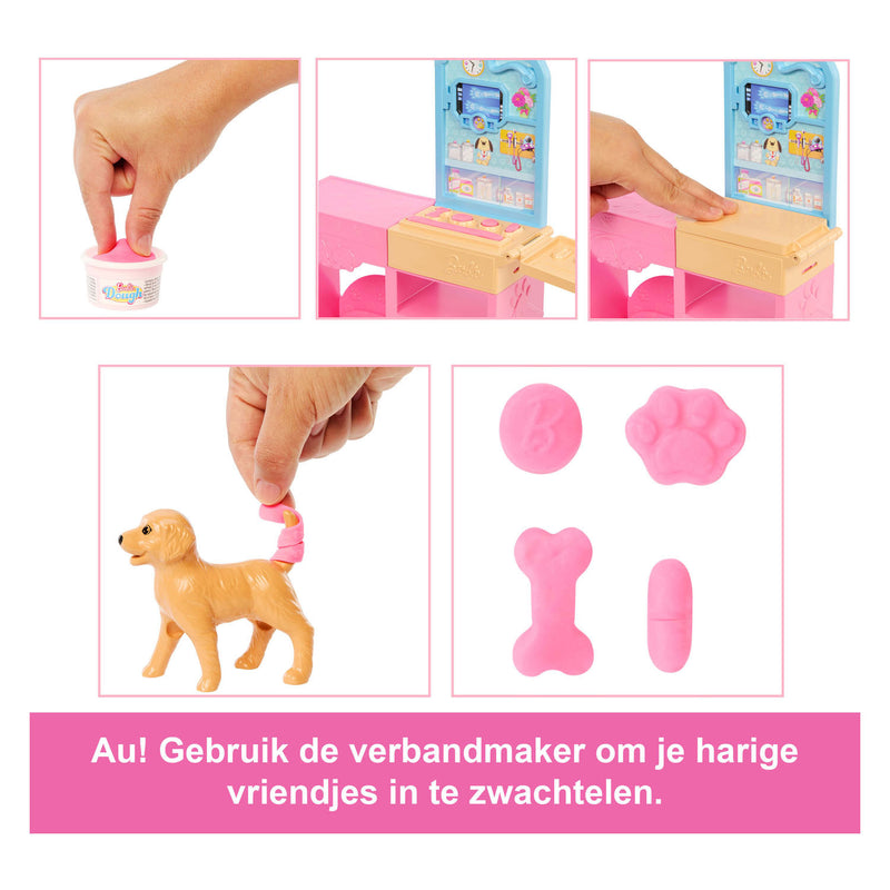 Load image into Gallery viewer, Barbie dierenarts speelset met diertjes