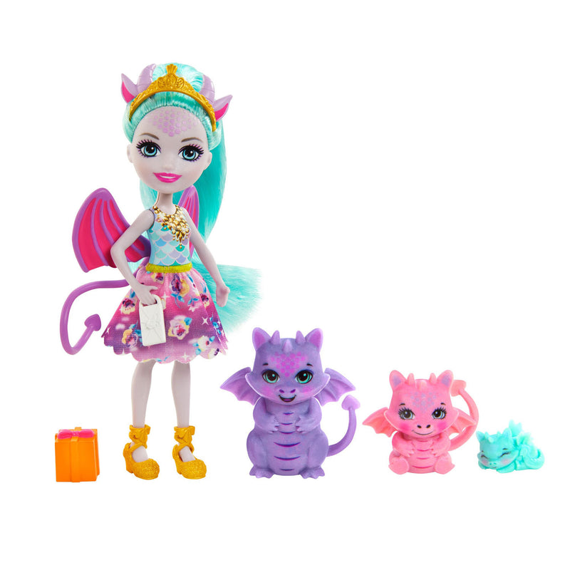 Load image into Gallery viewer, Mattel Enchantimals Drakenfamilie