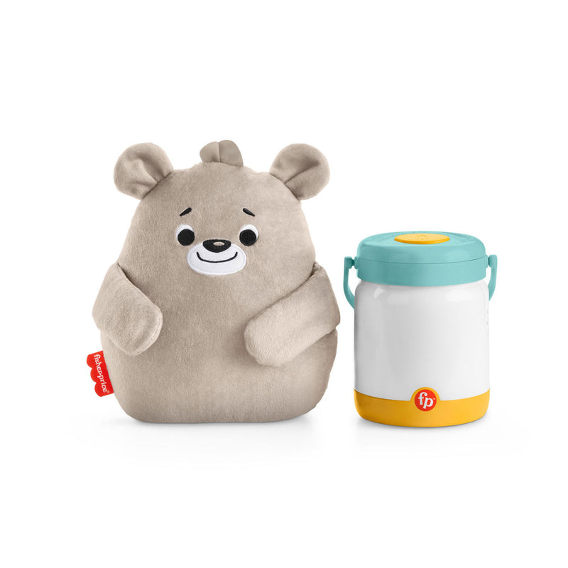Load image into Gallery viewer, Fisher Price Nachtlampje met Muziek Babybeer Vuurvliegjes