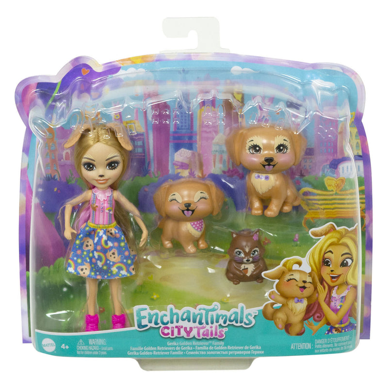 Load image into Gallery viewer, Mattel Enchantimals Gerika Golden Retriever Family