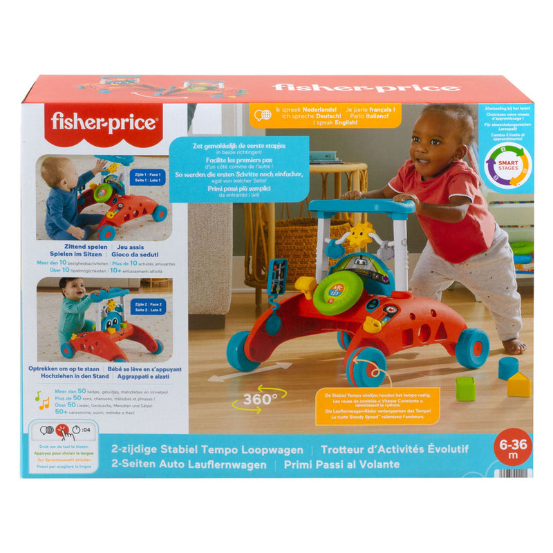 Load image into Gallery viewer, Fisher Price Constante Snelheid 2-zijdige Loopwagen