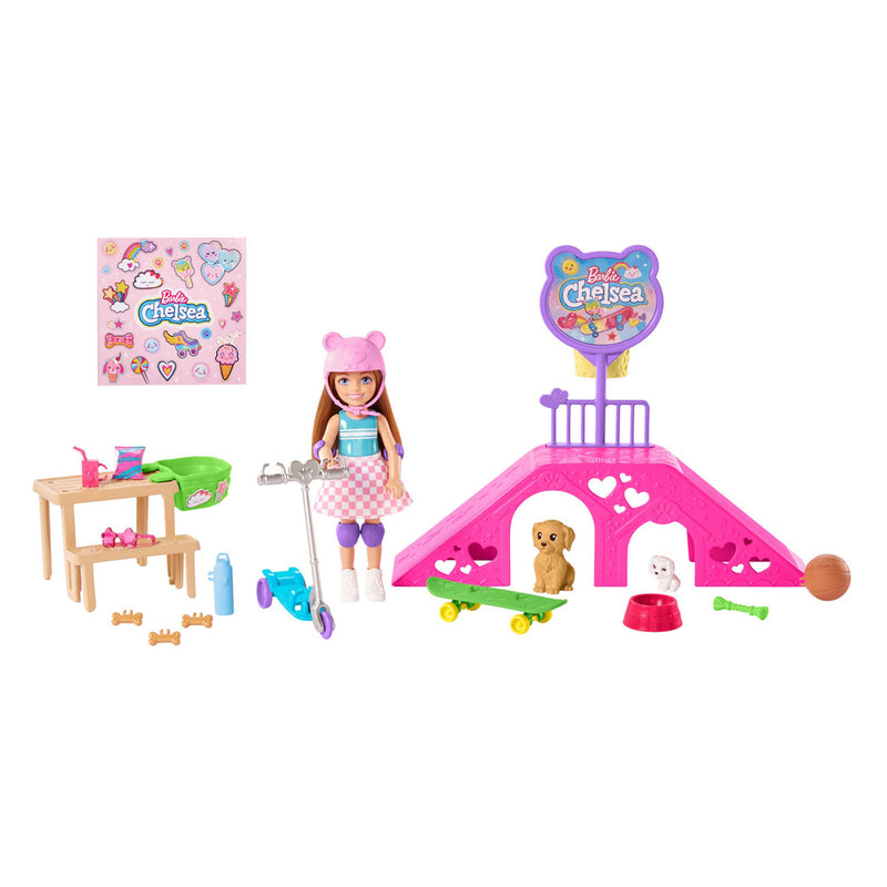 Load image into Gallery viewer, Mattel Chelsea Pop Skatepark