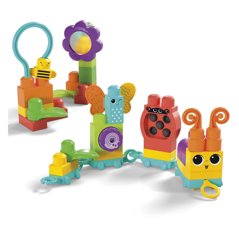 Load image into Gallery viewer, Mega bloks move' n groove caterpillar bouwset - 30dlg.