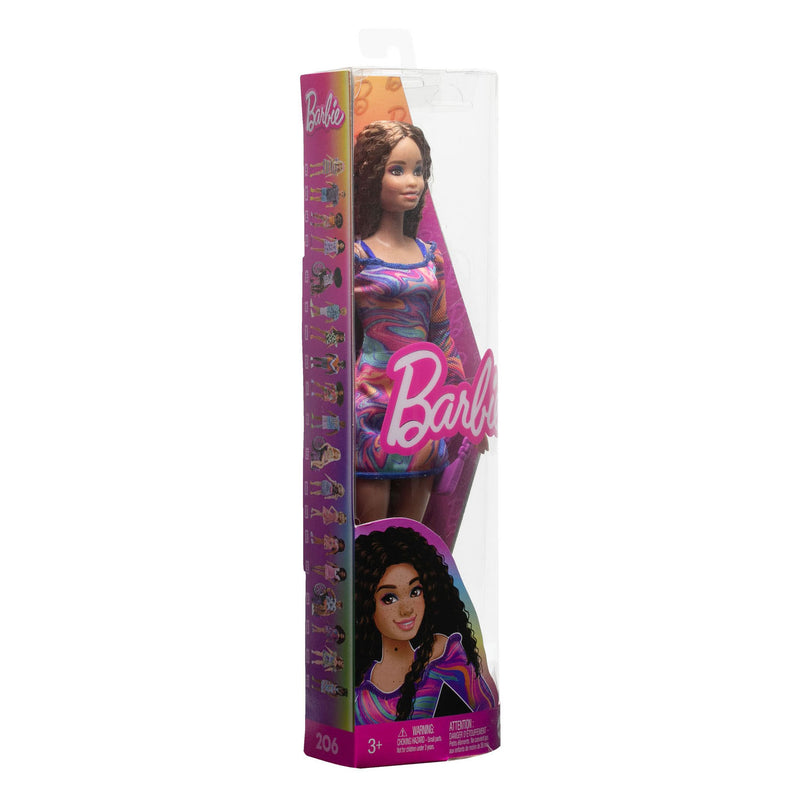 Load image into Gallery viewer, Mattel barbie fashionista pop - rainbow marble swirl