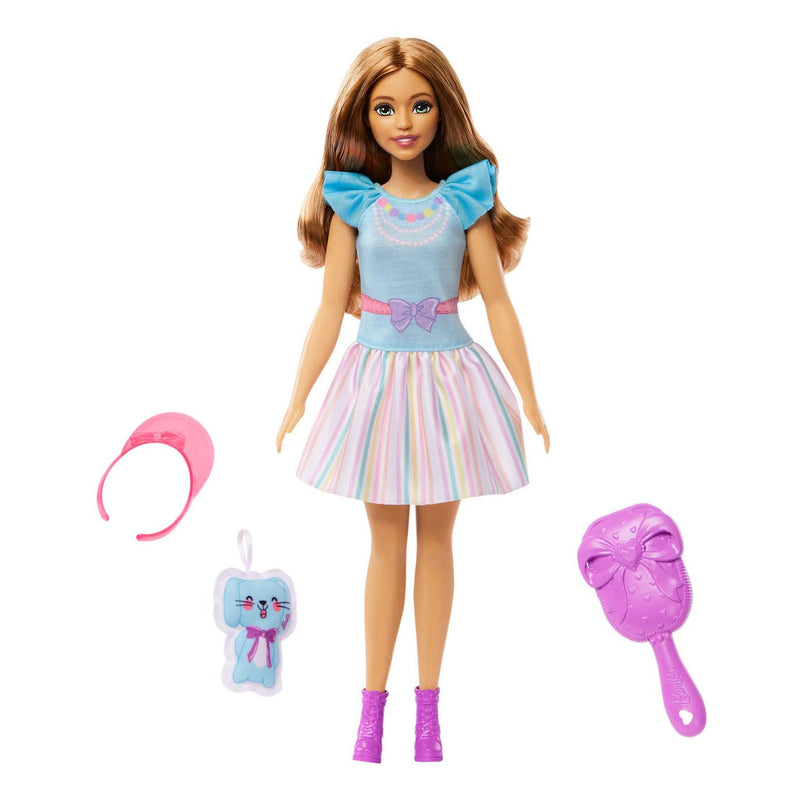 Load image into Gallery viewer, Mattel Mijn Eerste Brunette met Kitten