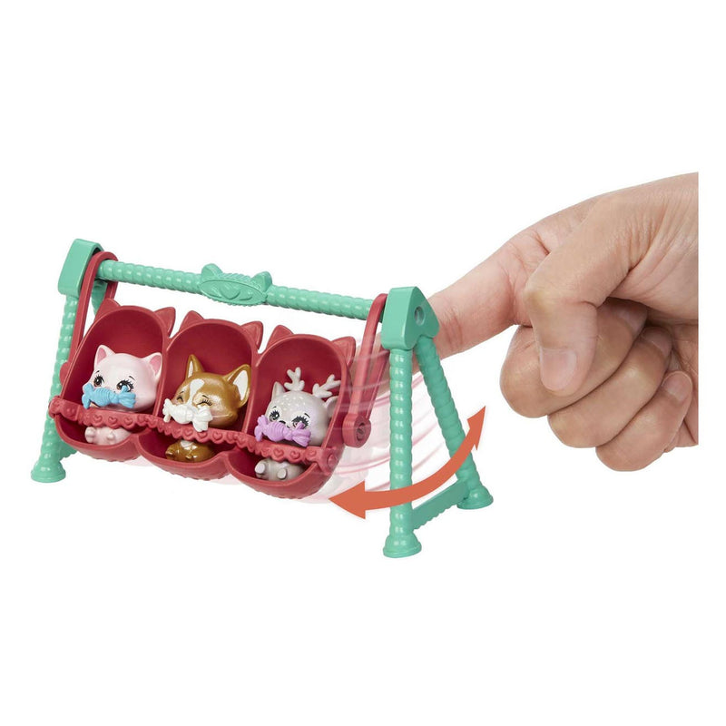 Load image into Gallery viewer, Mattel Enchantimals Baby Best Friends Pop Crizia Corgi en Show