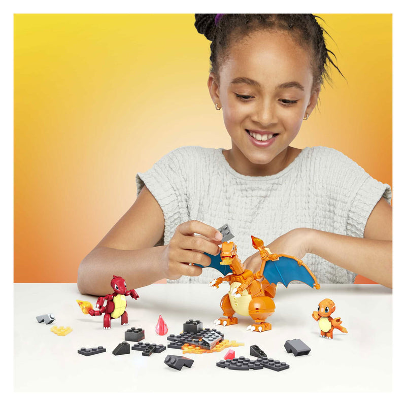 Load image into Gallery viewer, Mattel pokemon mega charmander evolutie set