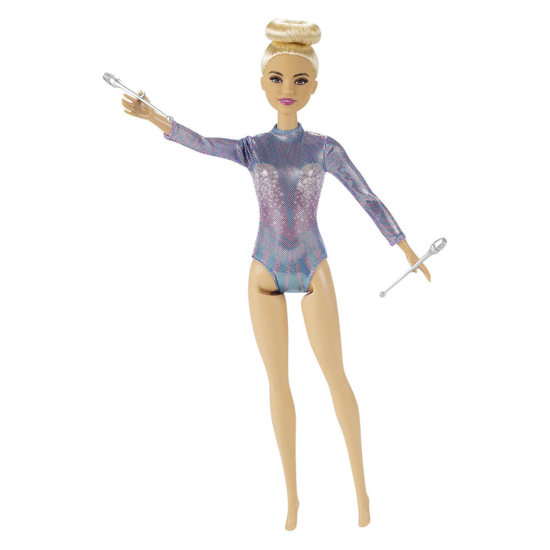 Load image into Gallery viewer, Barbie ritmische gymnastiek pop blond + accessoires