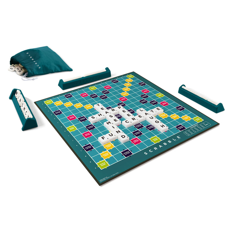 Load image into Gallery viewer, Mattel scrabble 2in1 bordspel
