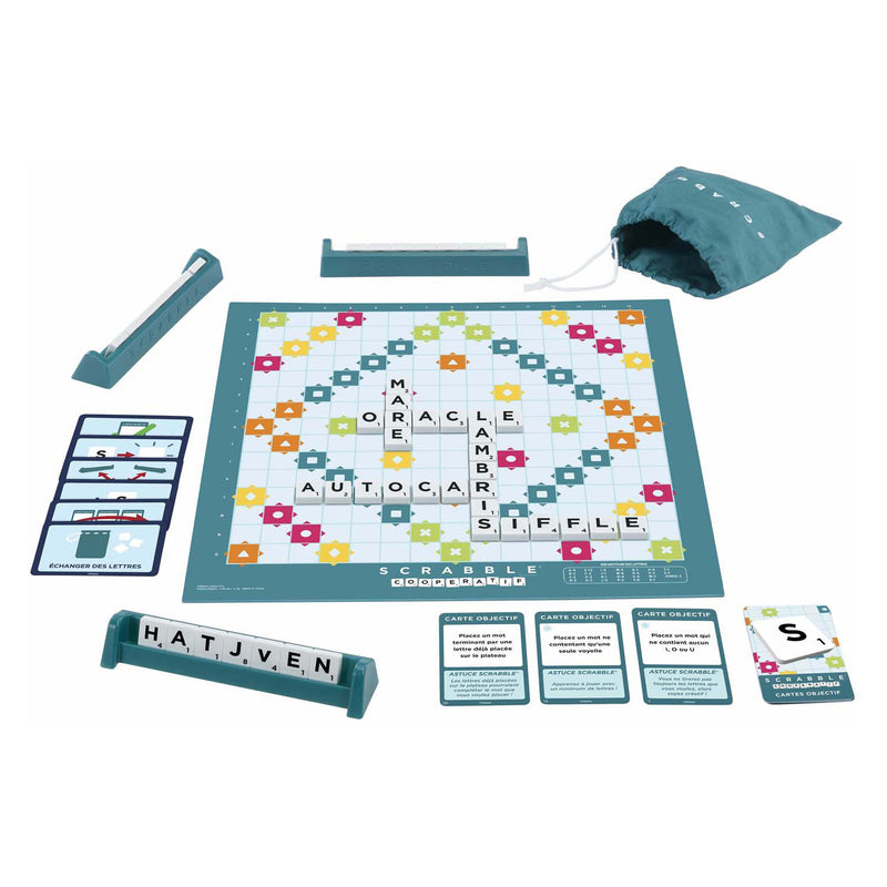 Load image into Gallery viewer, Mattel games scrabble together - bordspel - 2 jeux en 1 - franstlig