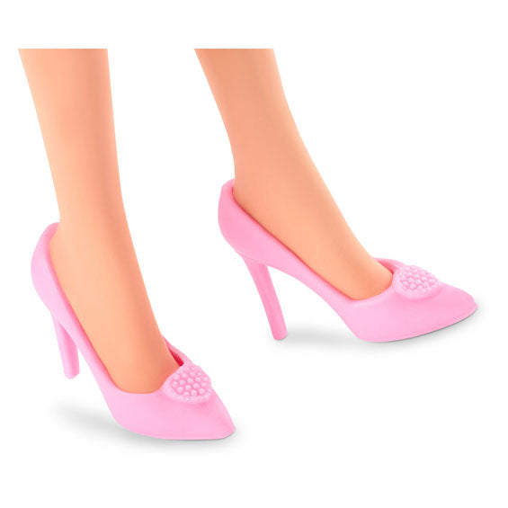 Load image into Gallery viewer, Mattel barbie the movie pink gingham jurk modepop