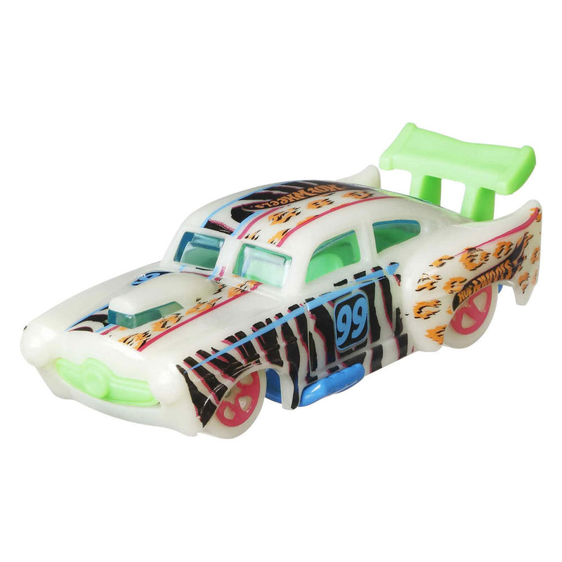 Load image into Gallery viewer, Hot wheels monster trucks set met 10 speelgoedvoertuigen die licht geven in het donker